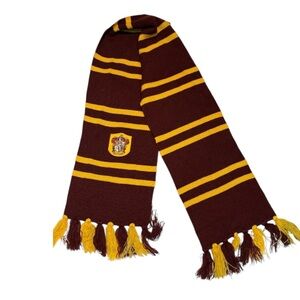 Vintage Harry Potter Unisex Gryffindor Scarf - Maroon and Yellow